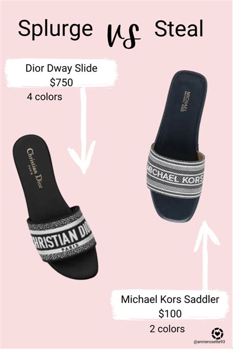 dior dway dupe|christian dior sandals outfit.